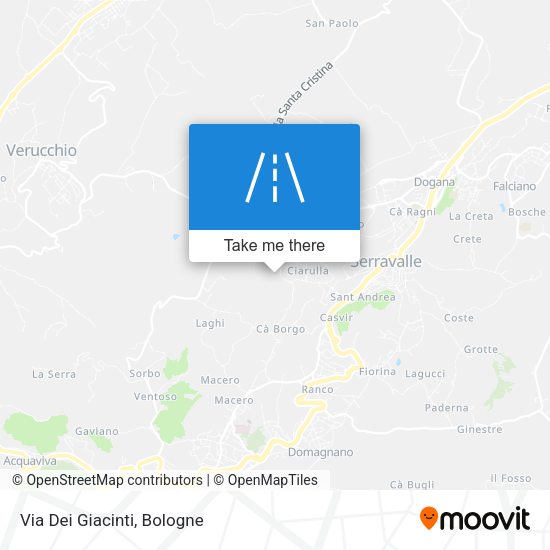 Via Dei Giacinti map