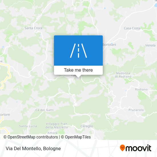 Via Del Montello map