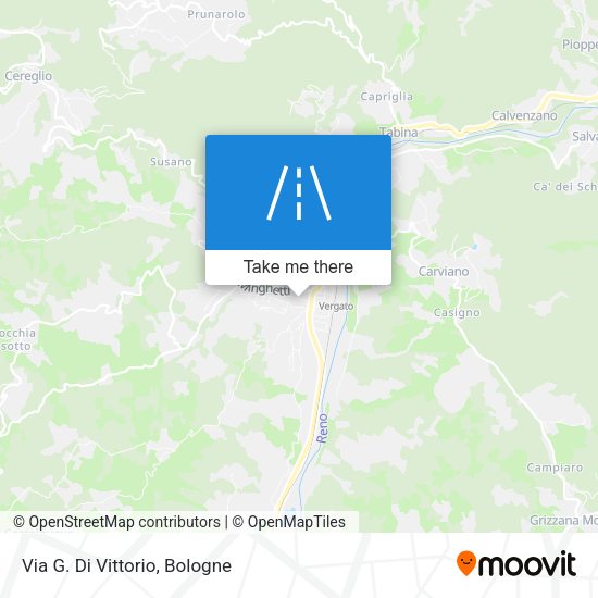 Via G. Di Vittorio map