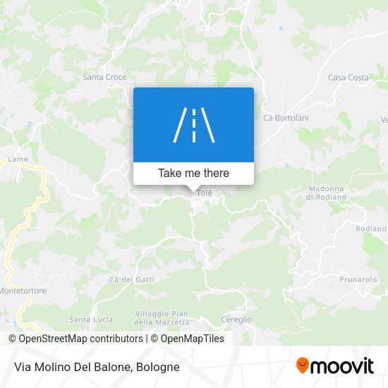 Via Molino Del Balone map