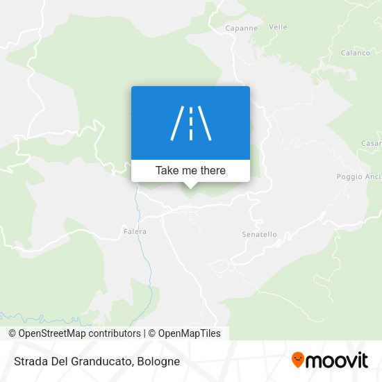 Strada Del Granducato map