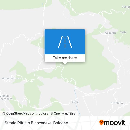 Strada Rifugio Biancaneve map