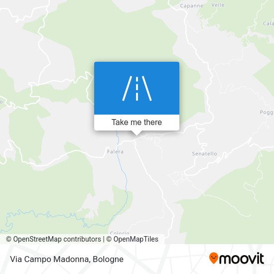 Via Campo Madonna map