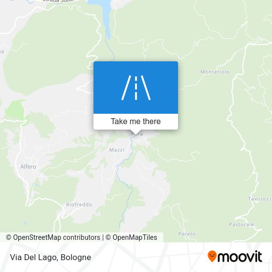 Via Del Lago map