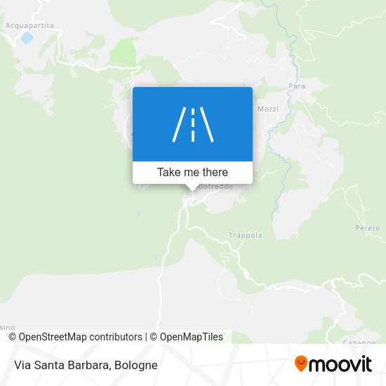 Via Santa Barbara map