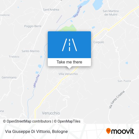 Via Giuseppe Di Vittorio map