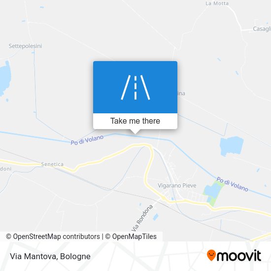Via Mantova map