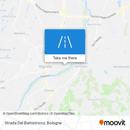 Strada Del Battistricco map