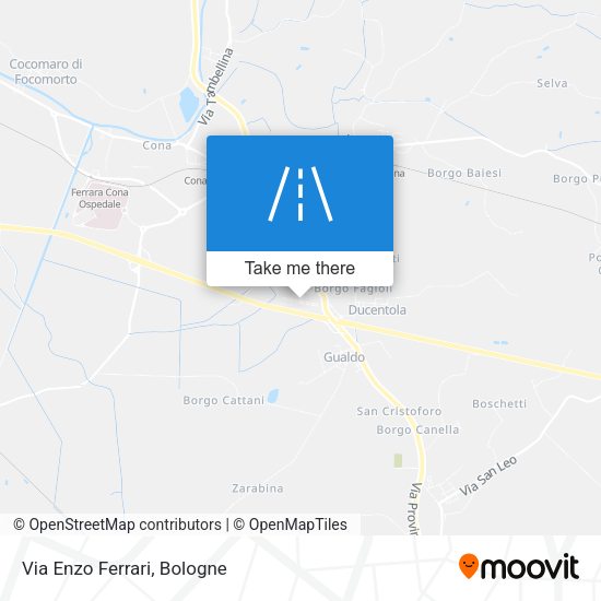 Via Enzo Ferrari map