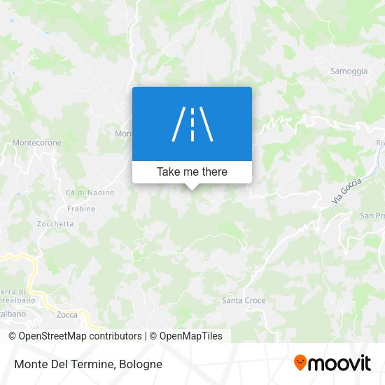 Monte Del Termine map
