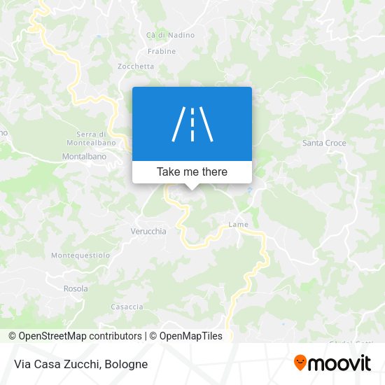 Via Casa Zucchi map