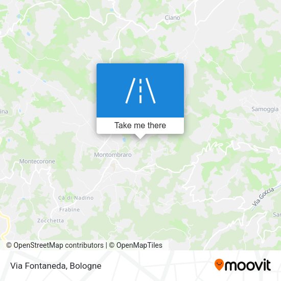 Via Fontaneda map