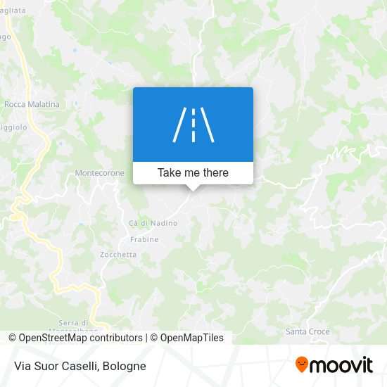 Via Suor Caselli map