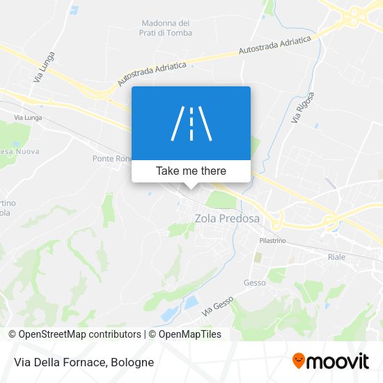 Via Della Fornace map