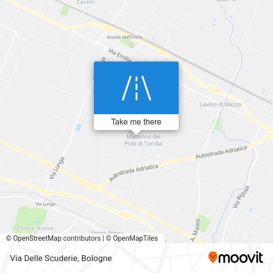 Via Delle Scuderie map