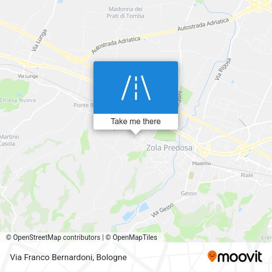 Via Franco Bernardoni map