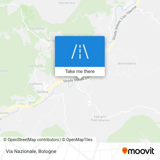 Via Nazionale map