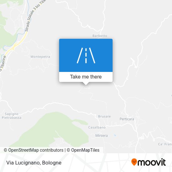 Via Lucignano map