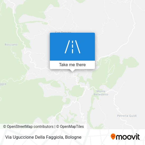 Via Uguccione Della Faggiola map