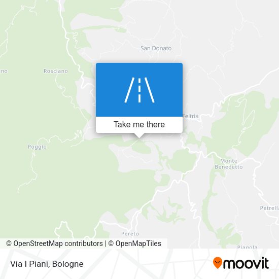 Via I Piani map