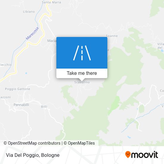 Via Del Poggio map