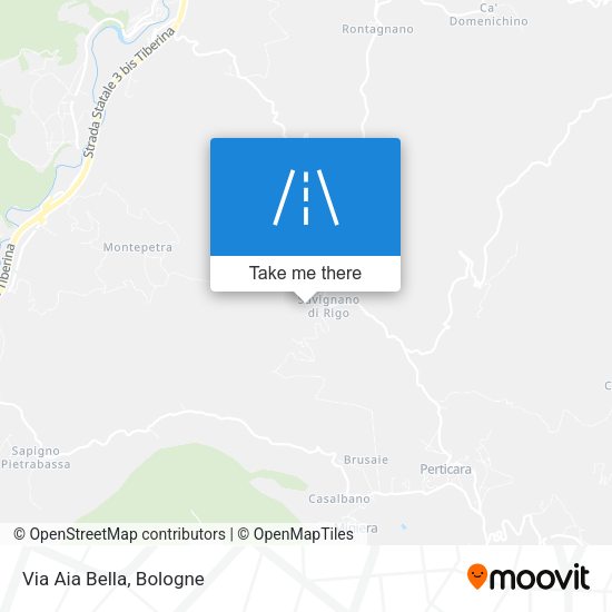 Via Aia Bella map