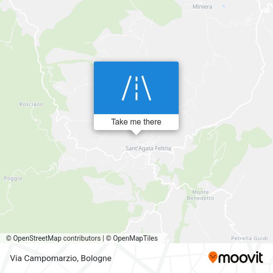 Via Campomarzio map