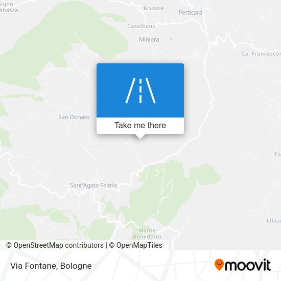Via Fontane map