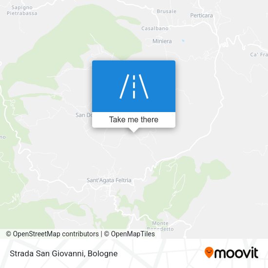 Strada San Giovanni map