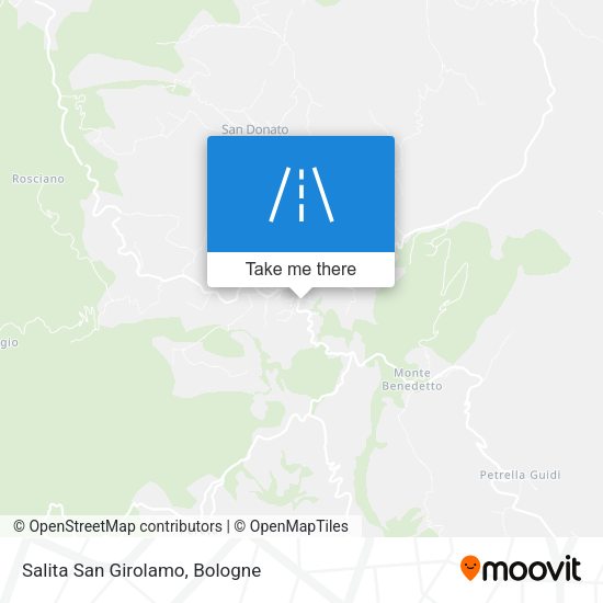 Salita San Girolamo map