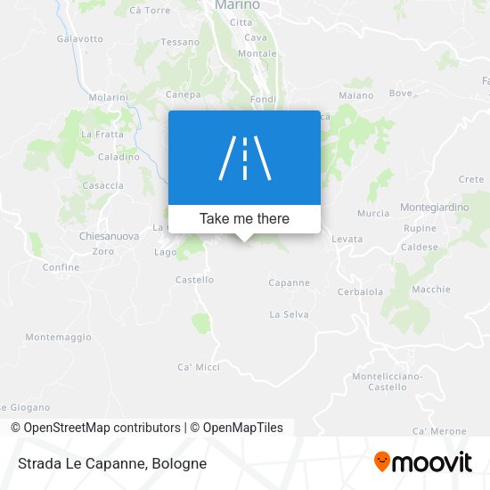 Strada Le Capanne map