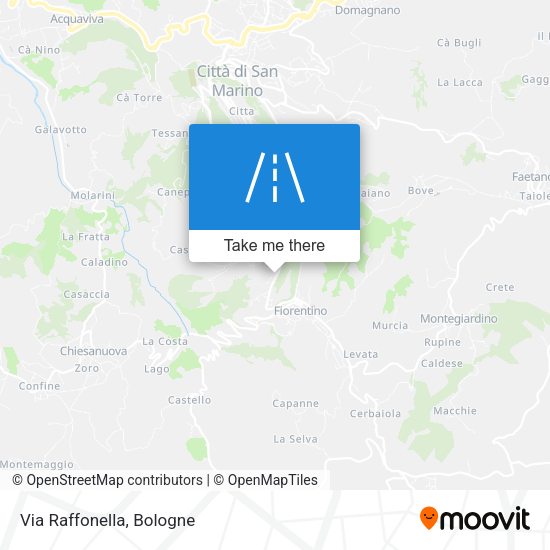 Via Raffonella map