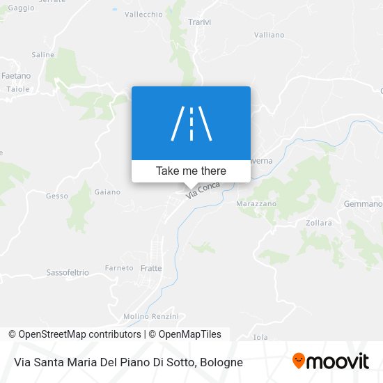 Via Santa Maria Del Piano Di Sotto map
