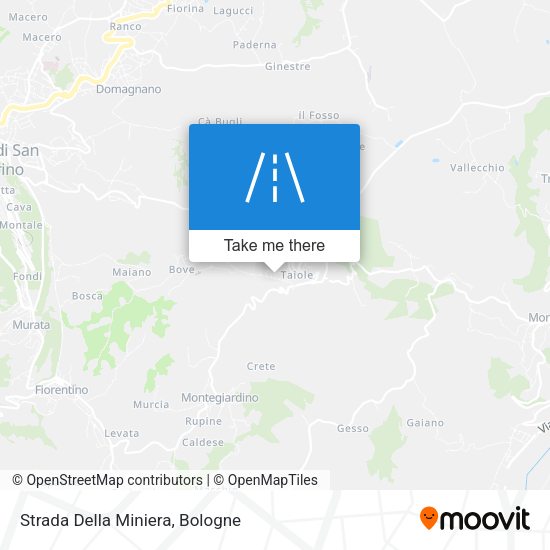 Strada Della Miniera map