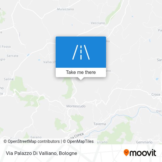 Via Palazzo Di Valliano map