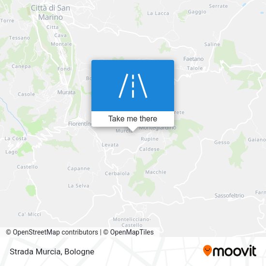 Strada Murcia map