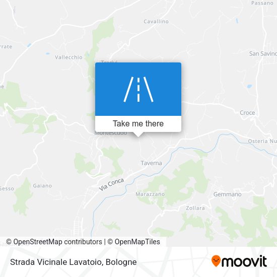 Strada Vicinale Lavatoio map