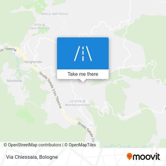 Via Chiessaia map