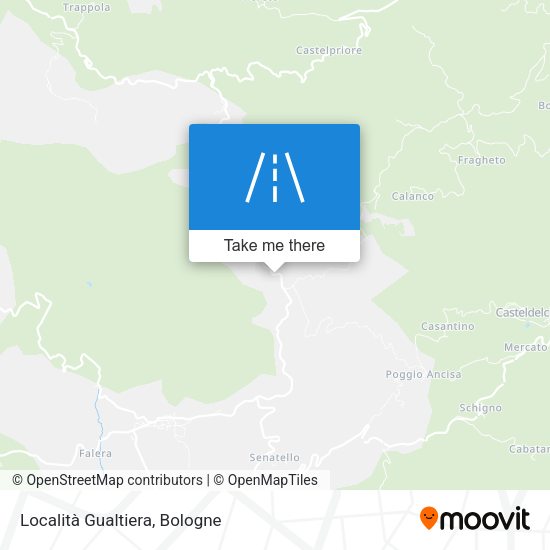 Località Gualtiera map