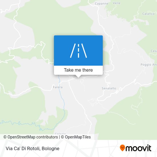 Via Ca' Di Rotoli map
