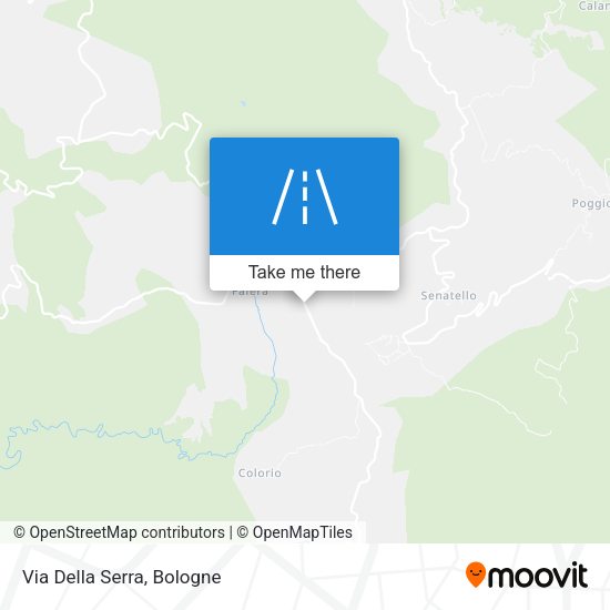 Via Della Serra map