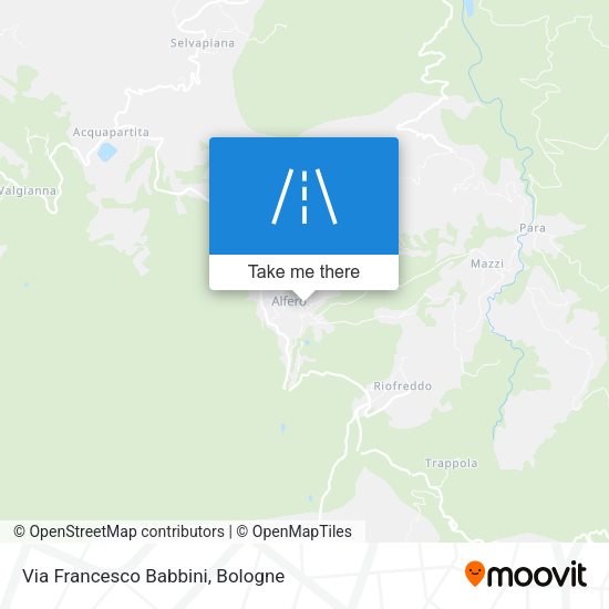 Via Francesco Babbini map
