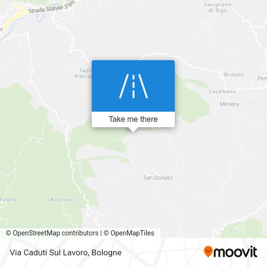 Via Caduti Sul Lavoro map