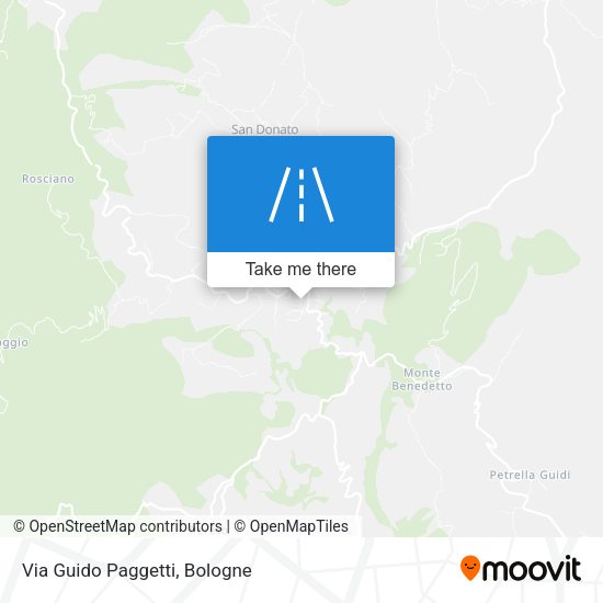Via Guido Paggetti map