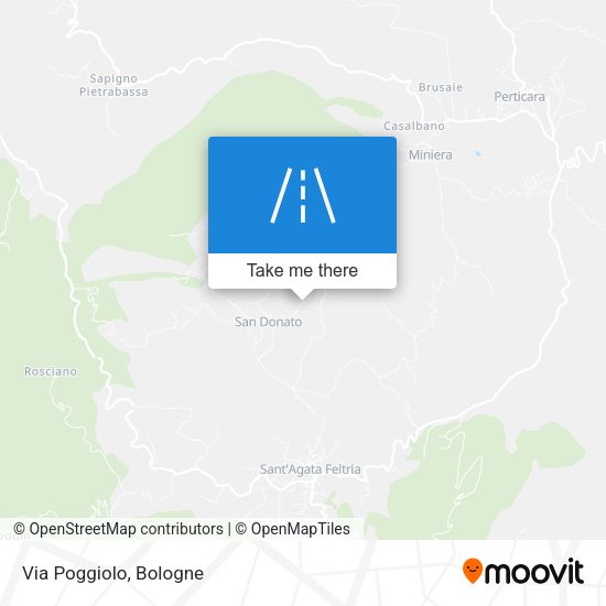 Via Poggiolo map