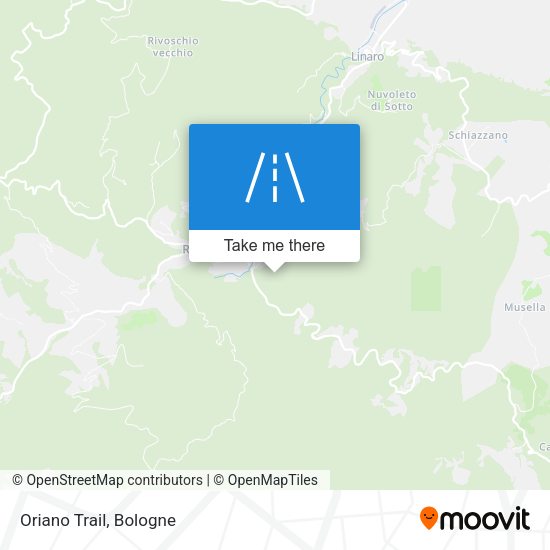 Oriano Trail map