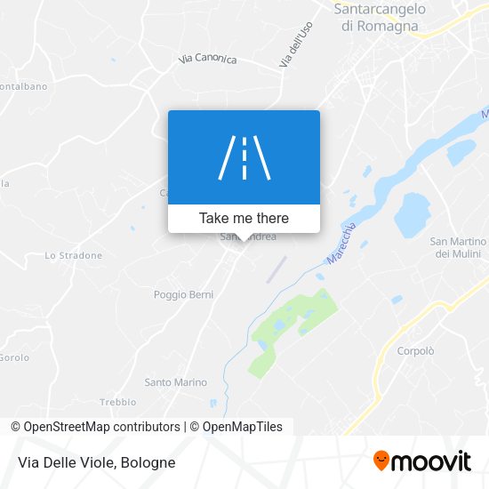 Via Delle Viole map