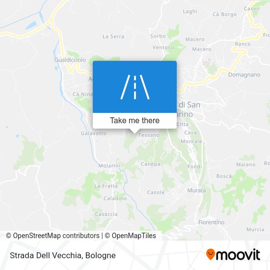Strada Dell Vecchia map