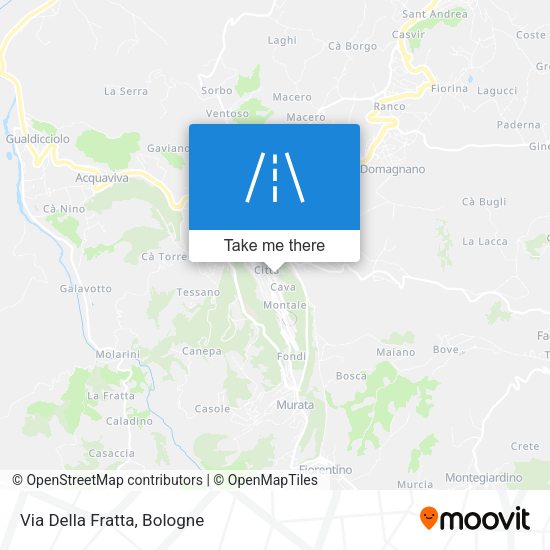 Via Della Fratta map