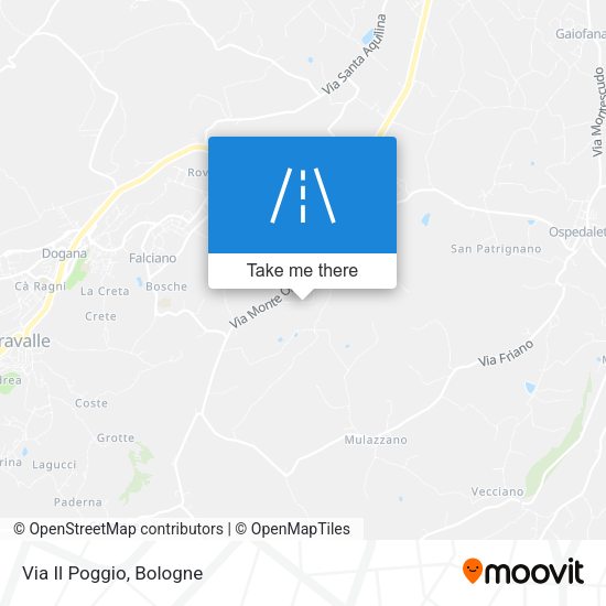 Via Il Poggio map